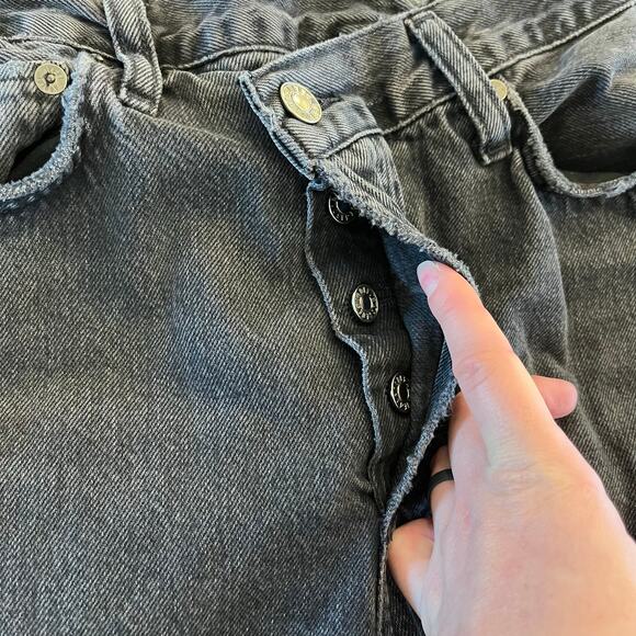 Agolde Criss Cross Straight Jeans in Shambles size 26 - Picture 8 of 13